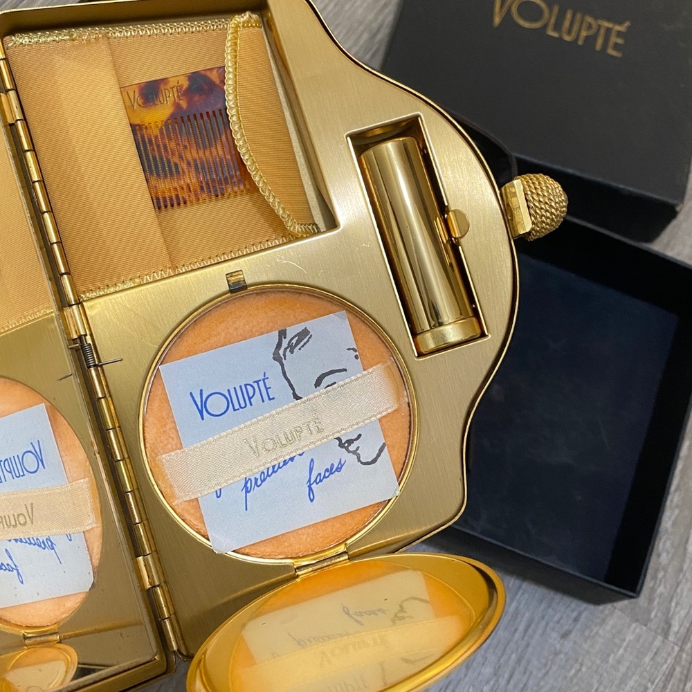 VOLUPTE • RARE COLLECTORS ITEM FROM THE 1940’s • Vintage Makeup clutch - Picture 7 of 9